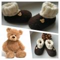 " The first tapukai pupa " - Shoes & slippers - felting