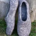 Eco felt slippers for men or women.Clogs. - Shoes & slippers - felting