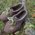 Brown - Shoes & slippers - felting