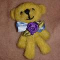 teddy bear brooch - Brooches - felting