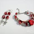 Bracelets and earrings kompektas " proximity " - Kits - beadwork