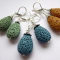 Jackets auskariukai - Earrings - beadwork