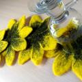 Sunflower - Tablecloths & napkins - felting