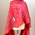 The country-hood " red ... red .... red .... " - Wraps & cloaks - felting