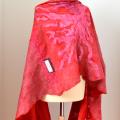 The country-hood " red ... red .... red .... " - Wraps & cloaks - felting