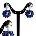 Hematite-Rivoli - Earrings - beadwork