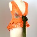 Vests " Mandarin " - Blouses & jackets - felting