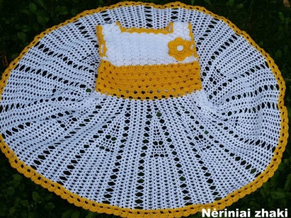 Crocheted dress girl - Dresses