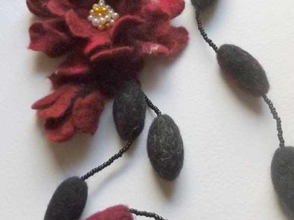 necklace with flower - Necklaces