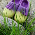 Felt slippers " close " - Shoes & slippers - felting