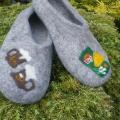 The TV .... - Shoes & slippers - felting