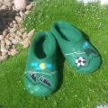 Little football player ... - Shoes & slippers - felting