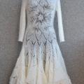 dress, flower - Wedding clothes - knitwork