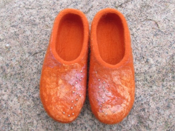 Orange tapukai - Shoes & slippers