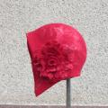 Hat with Rose - Hats - felting