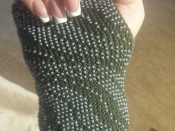 Moss-colored wristlets - Wristlets