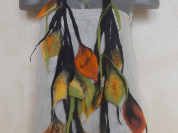 necklace " Autumn Leaves " 3