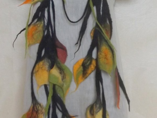 necklace " Autumn Leaves " 2