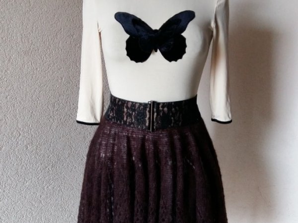 knitted mohair skirt - Skirts