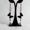 Drugeliukai - Earrings - beadwork