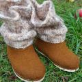 Children veltinukai - Shoes & slippers - felting