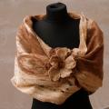 Veltas country ,, Amber ,, Indian summer - Scarves & shawls - felting