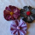 Sages of different colors - Brooches - felting