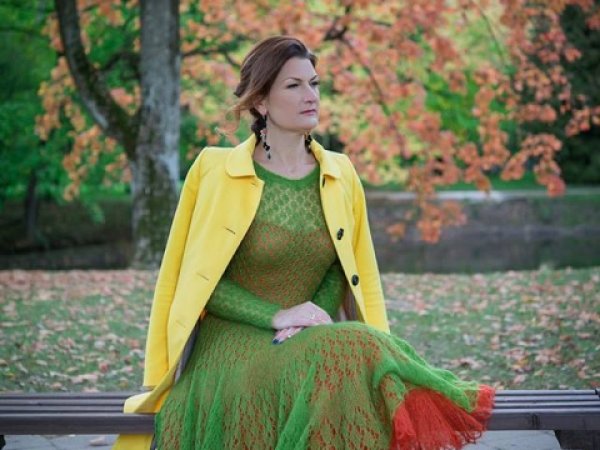 knitted mohair dress ,, RUDENEJA " - Dresses