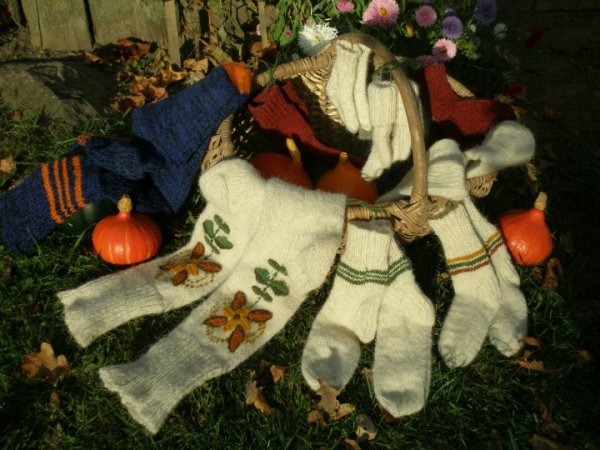 Uncle Vintage / knitted woolen socks - Socks
