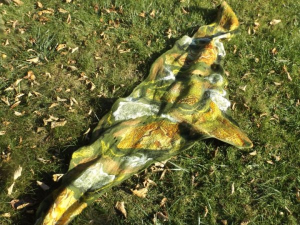 veltas šalikas samanų-rudens spalvų 3