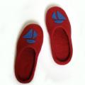 Felt children slippers Ship - Shoes & slippers - felting