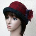 Felted hat ,, ,, Dawn - Hats - felting