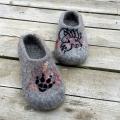 Felt tapkutes -Liutas. - Shoes & slippers - felting