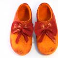 Slippers with Bantu - Shoes & slippers - felting
