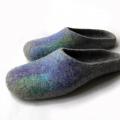43-44 June. felted slippers male - Shoes & slippers - felting