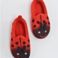 Veltinukai-ladybug - Shoes & slippers - felting