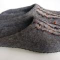 Eco felted shoes for men - Shoes & slippers - felting