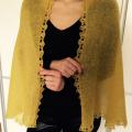 Knitted cloak Autumn - Wraps & cloaks - knitwork