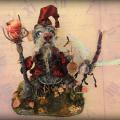 Crochet mouse rat soft sculpture / poseable art doll - Secret Dwarf the Wizard - Dolls & toys - needlework