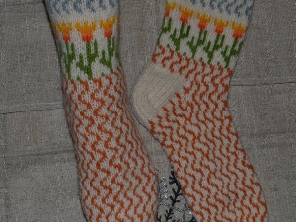 socks " Tulips " - Socks