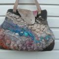 Felted bag "Comet" - Handbags & wallets - felting
