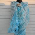 Felted scarf "Ice palace" - Scarves & shawls - felting