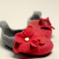 Felt children slippers "Appointed" - Shoes & slippers - felting