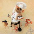 Crochet mouse rat and ants, poseable art doll, soft sculpture OOAK - Dolls & toys - making
