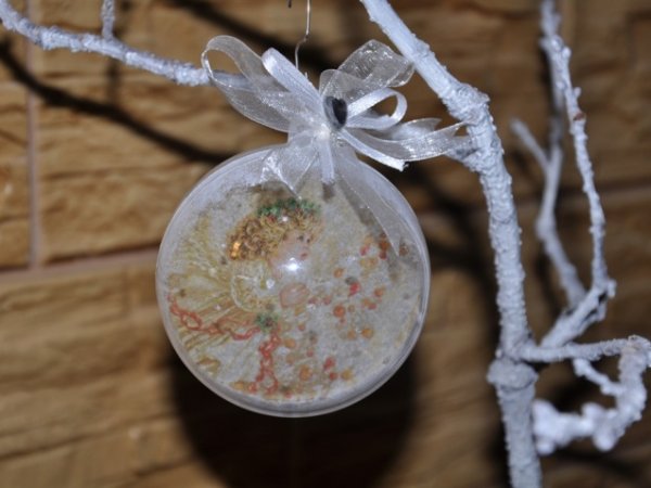 Christmas tree toy - Decoupage