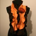 Scarf   Aster  - Scarves & shawls - felting