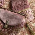 Mini bag or smart phone case "Dusty Rose" boho style. - Handbags & wallets - sewing