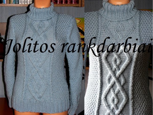 Melsvas megztukas - Sweaters & jackets