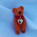 Felted bear - Brooches - felting