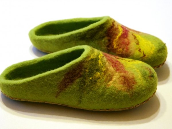 Moteriškos tapkutės "Žalsvosios" - Shoes & slippers